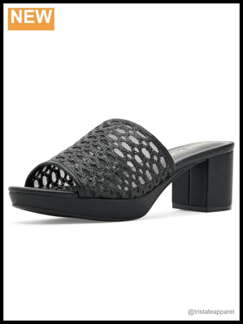 Anne Klein Paros Platform Heel Open Toe Ankle Strap Party Pumps